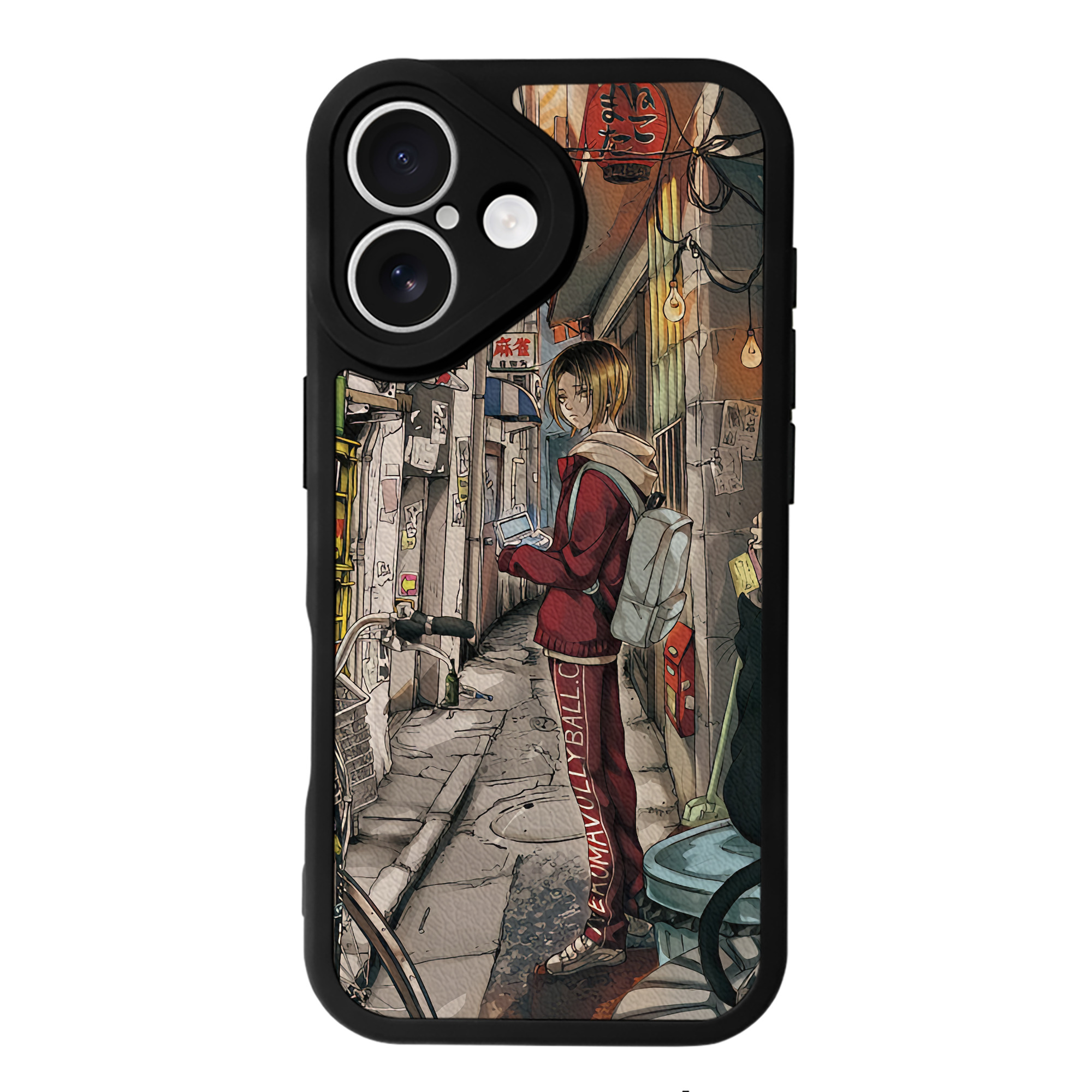 （画像用） ハイキュー!! Haikyu!! 【iPhone 16シリーズ対応】シリコンスマホケース（レザー調） 材質：シリコン